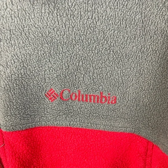 Columbia Red and Gray Jacket Large Mens - Picture 4 of 6